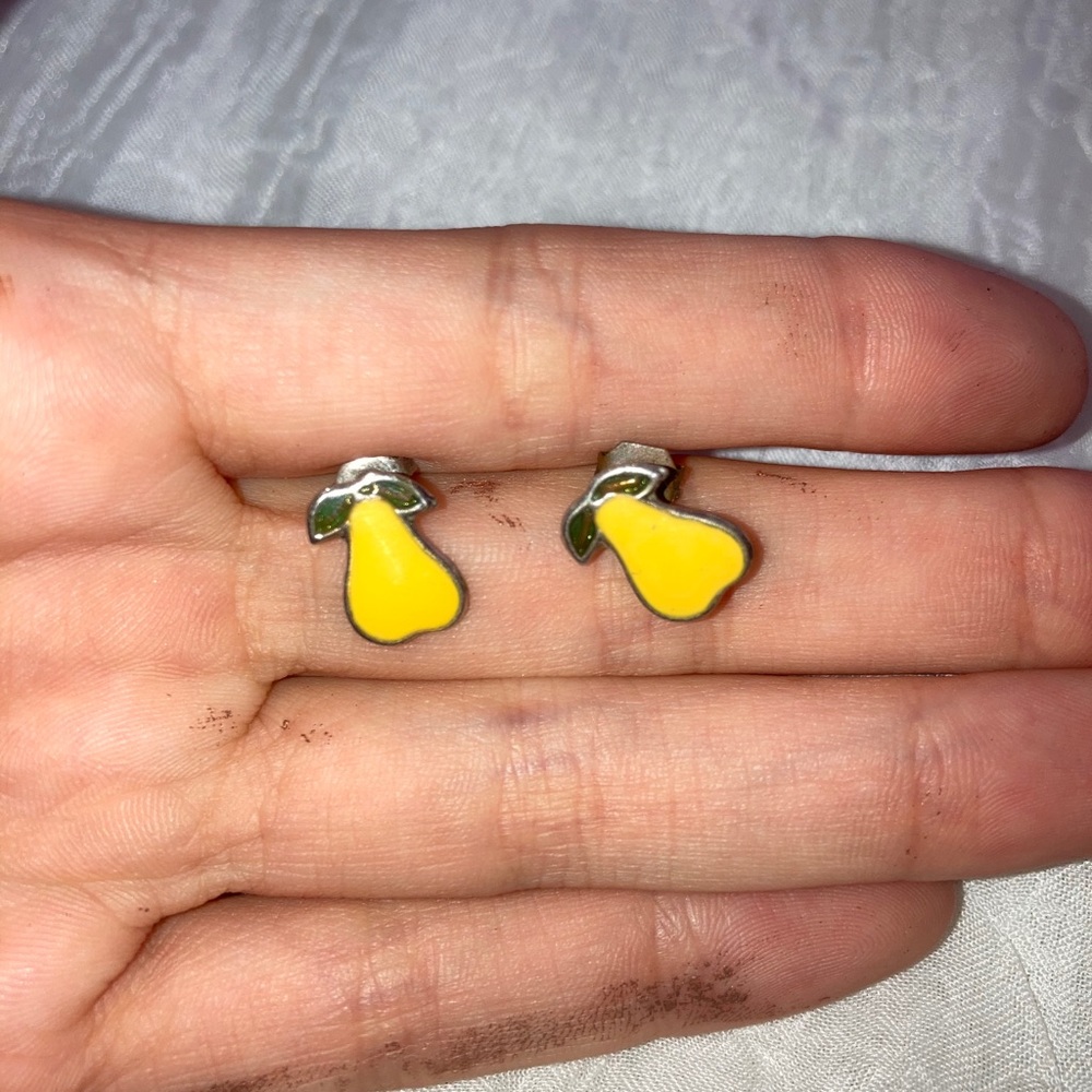 Fruit stud earrings